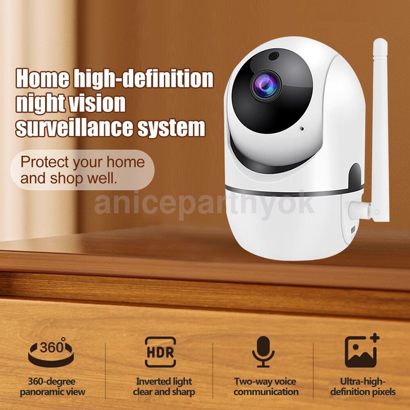 New Wireless IP Camera Indoor Home Smart Wifi Baby Monitor Pet + 32GB 1080P US gallery