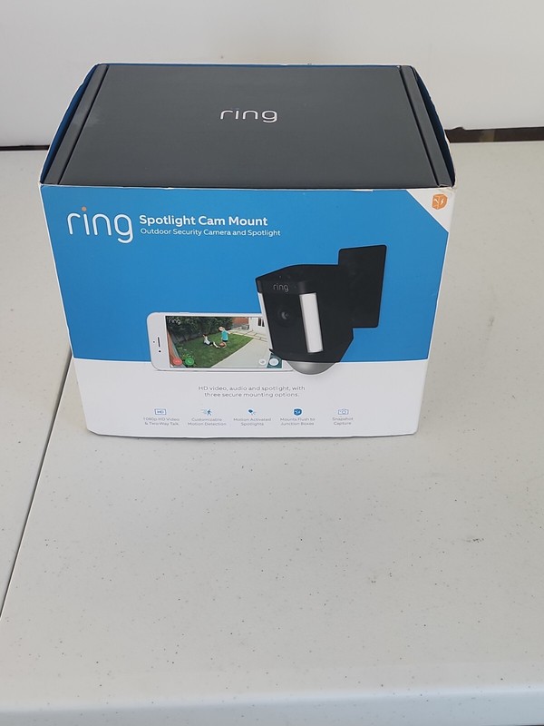 Ring Spotlight Cam Battery Powered HD Security Camera with Two-Way Talk & Siren