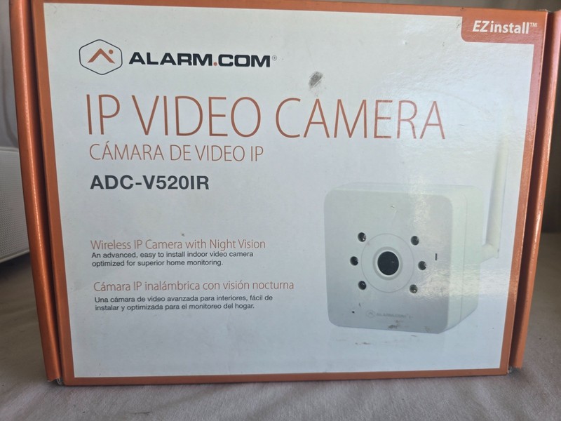 Alarm.com ADC-V520IR Indoor IP Camera w/ Night Vision | Open Box – Never Used