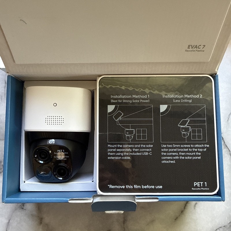 eufy Security SoloCam S340 Wireless Solar Camera 360° Pan & Tilt, Model T81701W1 gallery