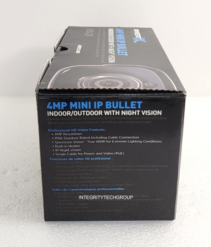 Avertx 4MP Mini IP Bullet In/Outdoor Night Vision Camera AVX-HD420IR HD420, NEW gallery