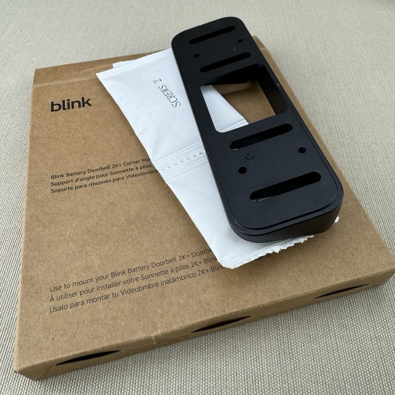 NEW Blink Battery Video Doorbell 2K+ w Required Sync Module & Opt Corner Mount gallery