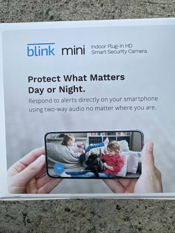 A Lot 2 Of Sealed Box NEW! Blink Mini Compact indoor plug-in smart security came gallery