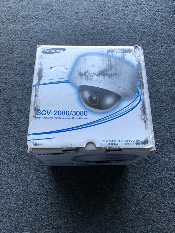 Samsung SCV-3080 Dome Security Camera Vandal Weather Proof 3.9x Optical Zoom NEW