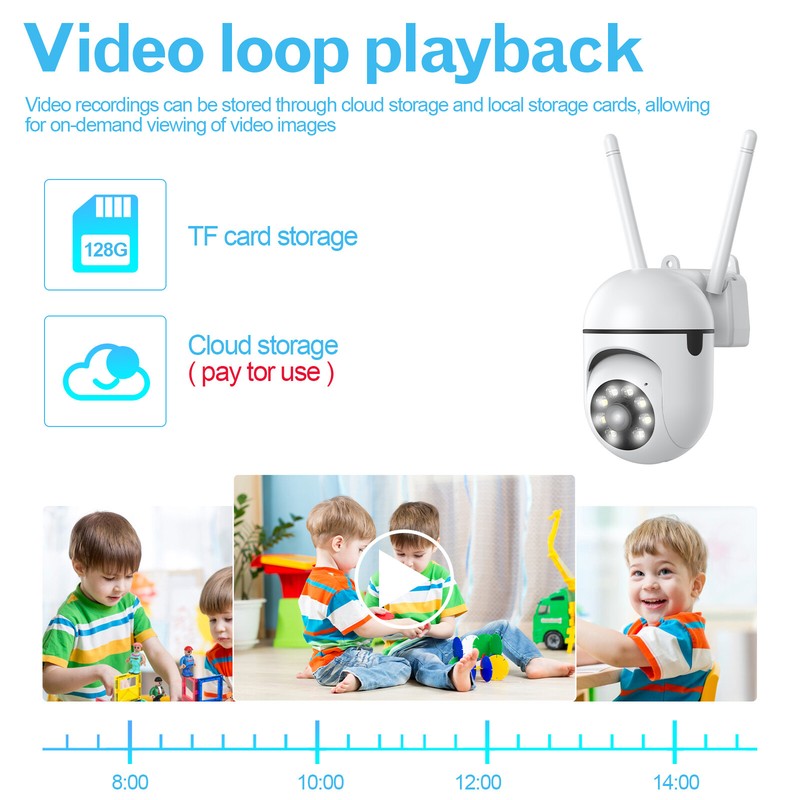🔥LOT 4 Pack Wireless WiFi Security Camera System Smart Night Vision Cam 1080P gallery