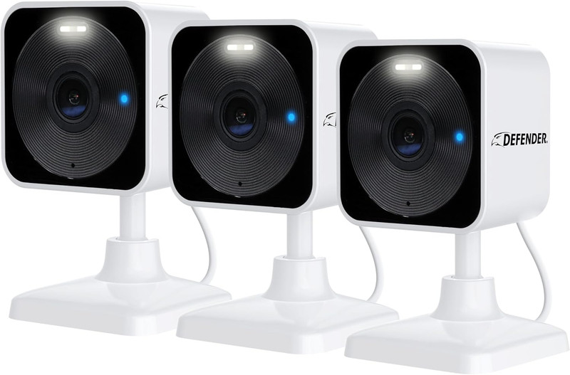 GO 2K AI Powered Wifi Indoor/Outdoor Home, Business, Pet, Baby Security Camera, gallery