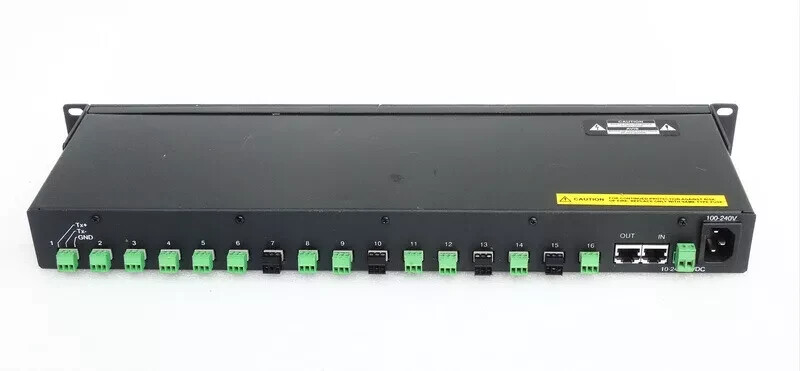 PELCO SYSTEM CM9760 CDU T MATRIX CODE DISTRIBUTION UNIT CCTV SECURITY CAMERA gallery