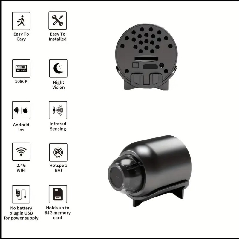 Mini Camera 1080P HD Video Motion Night Vision Cam Wifi Camcorder Security DVR gallery