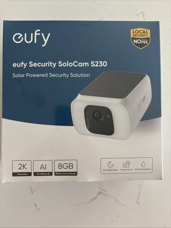 eufy security S230 SoloCam , Solar-Powered, Wireless Outdoor Camera (1pc)