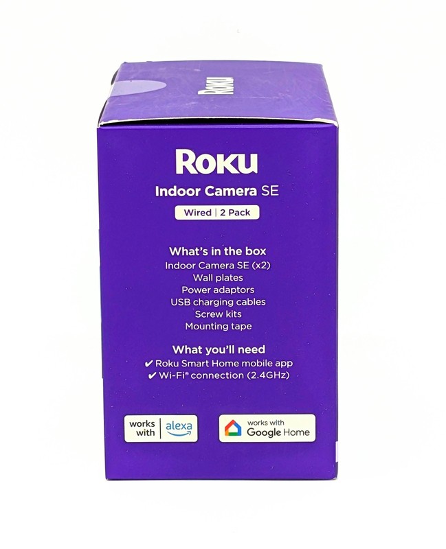 Roku Indoor Home Security Cameras HD Night Vision 90-Day Subscription Included gallery