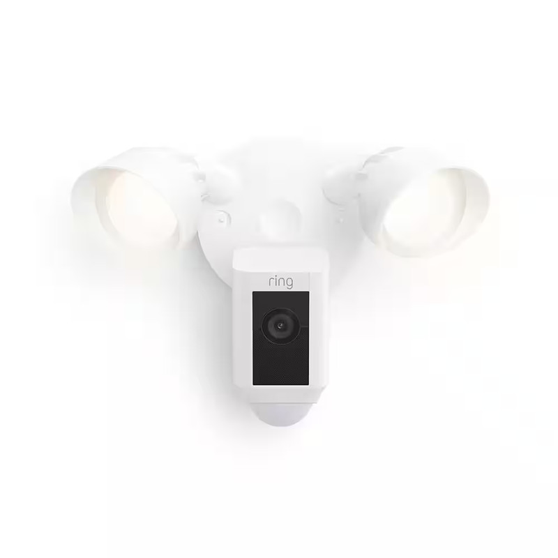 Floodlight Cam plus Wired - Outdoor Smart Security Camera with 2-LED Lights, 2-W gallery