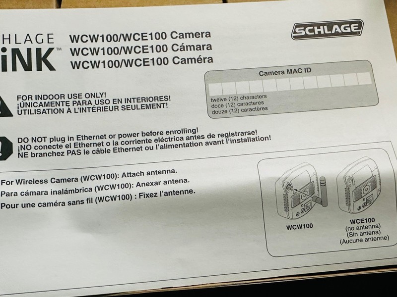 Schlage LINK Wireless Network Camera BRAND NEW gallery