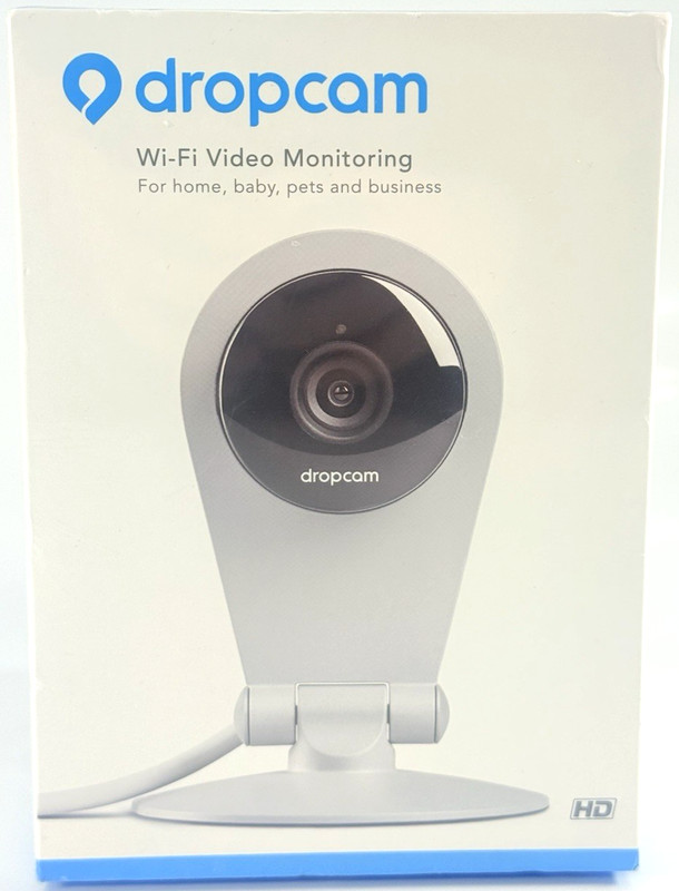 [DROPCAM] HD Wi‑Fi Video Monitoring Camera Factory Sealed 720p HD Security Cam