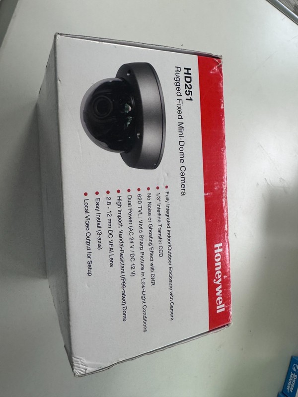 Honeywell HD251 Outdoor Dome Video Camera