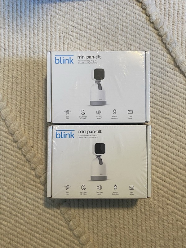 Blink Mini Pan Tilt Camera White 2X