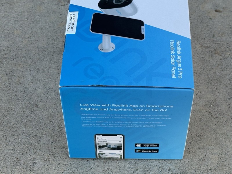 Reolink Argus 3 Pro 4MP Wireless Surveillance Camera w/ Solar Panel - New Sealed gallery