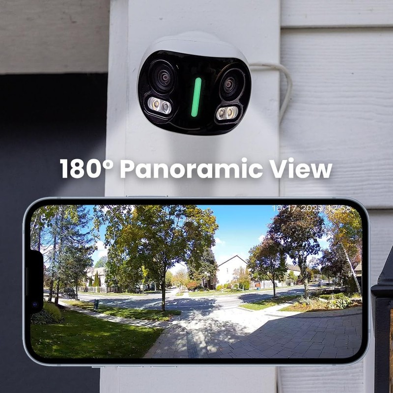 4K 8MP IP Wired Dual-Lens Add-On Outdoor Security Camera | Smart Security Lig... gallery