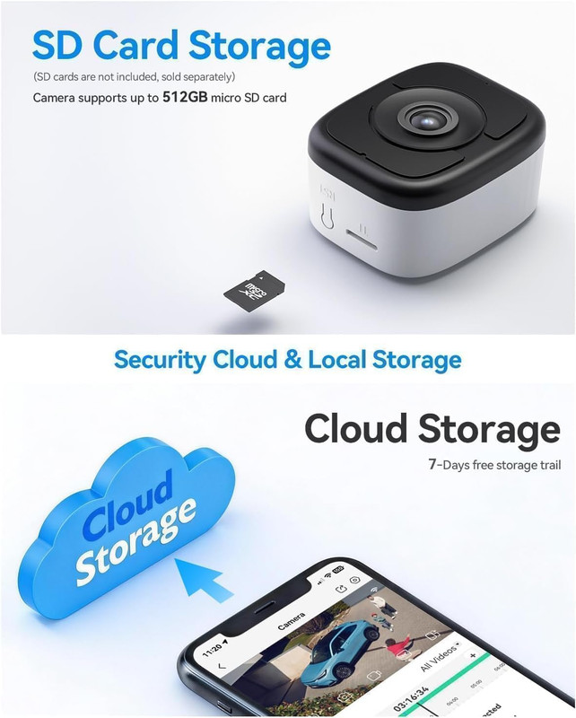 5MP 3K Window Camera for Home Security, Wifi6 Safeview Camera | Blacklight Full- gallery