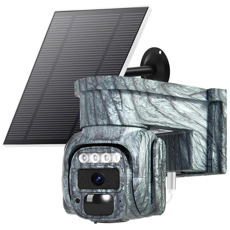 4G LTE Cellular Security Camera No WiFi Solar Outdoor Night Vision With SIM Card