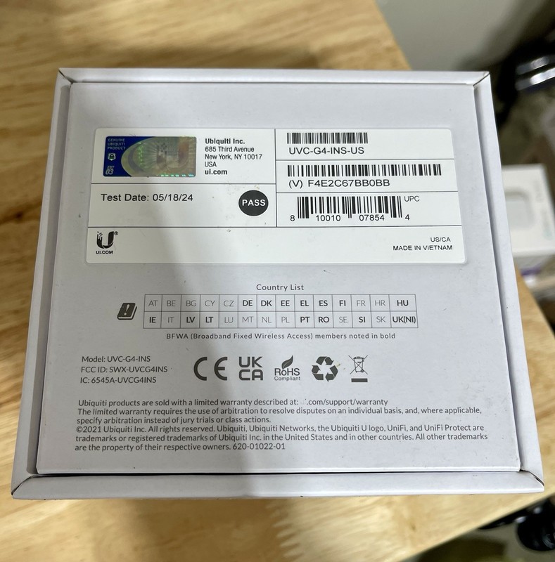 Lightly USED Ubiquiti Outdoor Unifi Protect G4 Instant Camera WiFi gallery