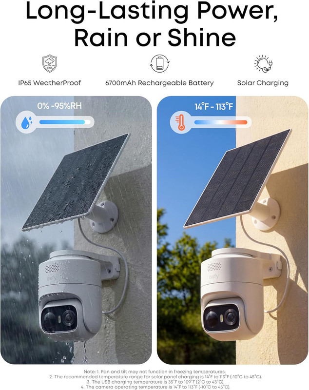 Eufy Security Eufycam C37 4-Cam Kit, Security Cameras Wireless Outdoor, 360° AI gallery