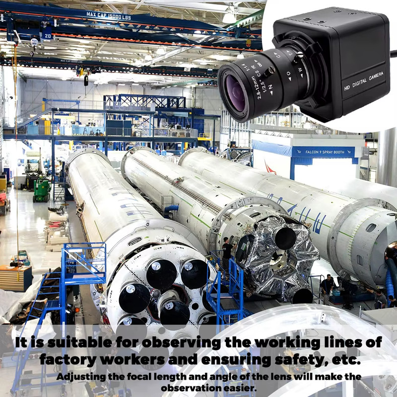 POE Industrial IP Camera 3/4/5/8MP CMOS 4K Mini IP Cam Sensor CS Mount Security gallery