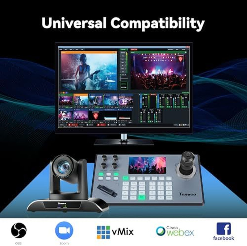 PTZ Camera and Controller Bundle/Kits -20X AI Humanoid & Face Auto-Tracking PTZ gallery