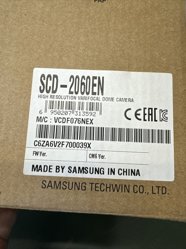 Samsung High Resolution Varifocal Dome Camera - SCD-2060EN gallery