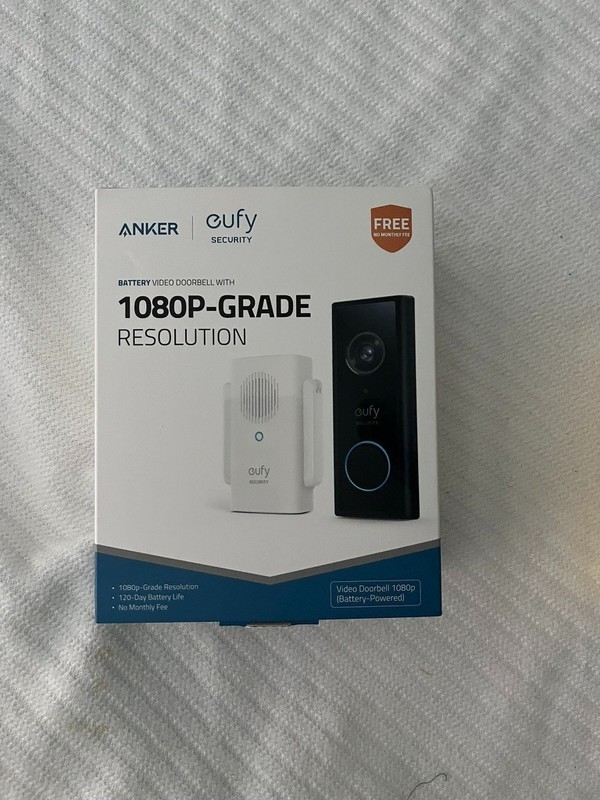 Anker Eufy Wirless Security Battery Video Doorbell