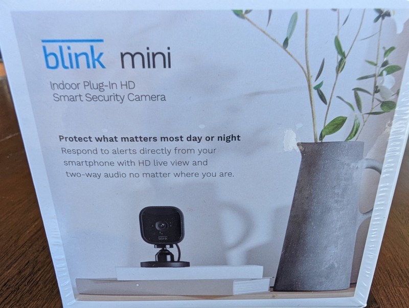 Blink Mini HD Wi‑Fi Indoor Security Camera Black Motion 2‑Way Audio Alexa gallery
