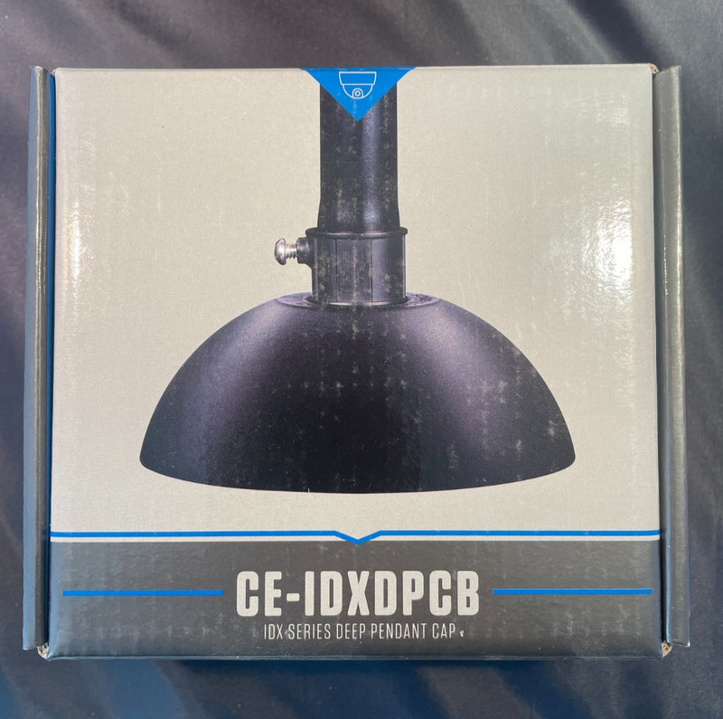 Clinton Electronics CE-IDXDPCB IDX Series Deep Pendant Cap Black NEW IN BOX!!