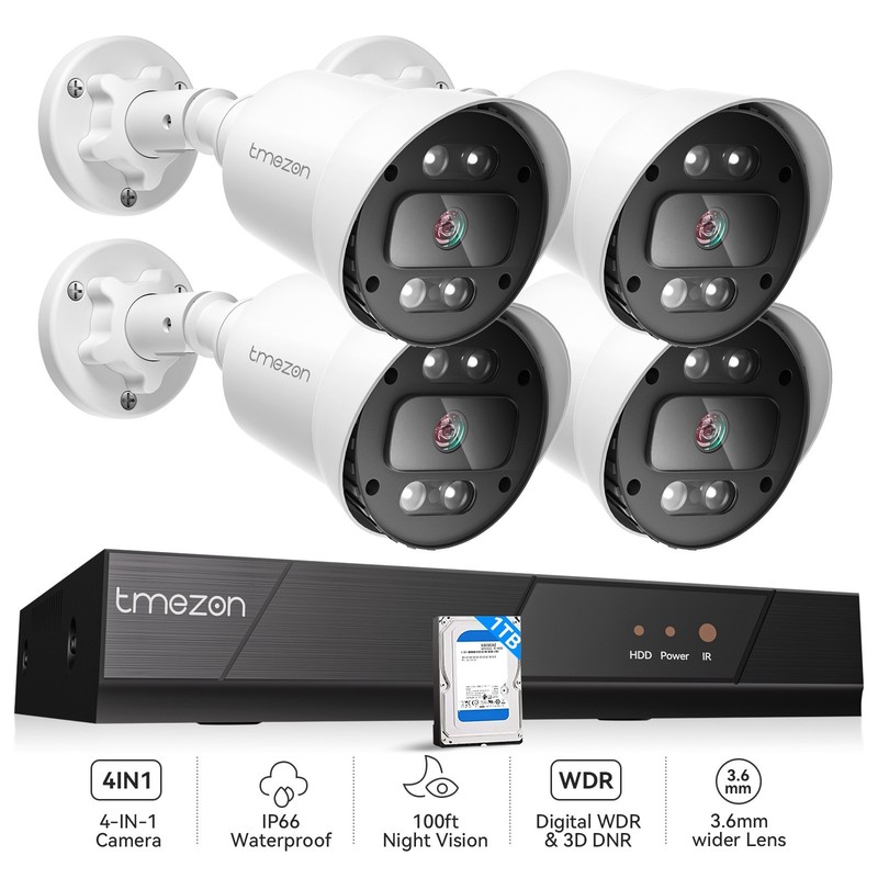 5MP Security Camera System CCTV with 8 CH DVR HD IR Outdoor IP66 Home Security gallery