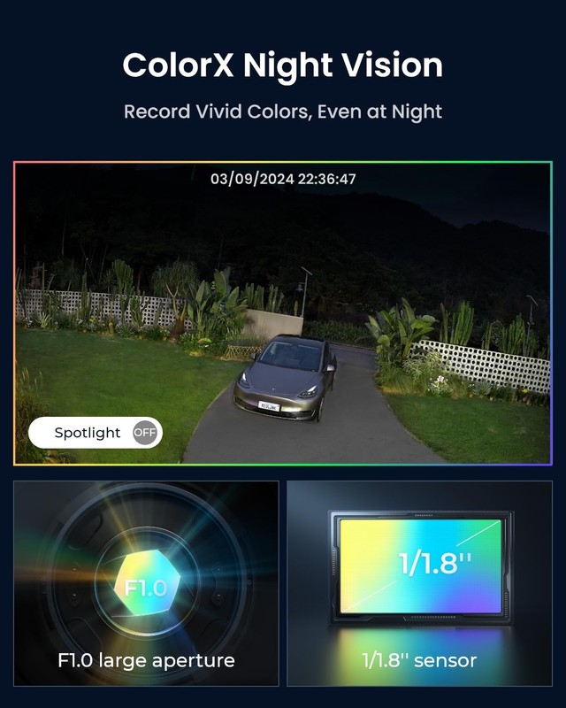 Altas PT Ultra - 4K Security Camera Outdoor, 500 Days Battery Life, ColorX Ni... gallery