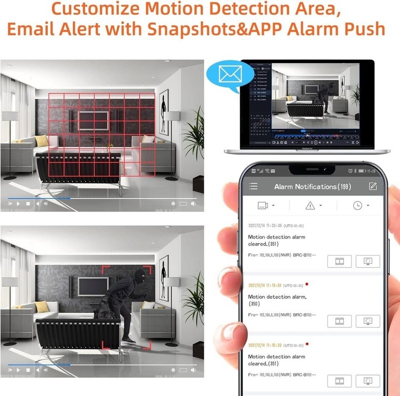 New!! Brillcam 5MP Security Camera, 24/7 Full Color PoE Camera, Starlight, IP gallery