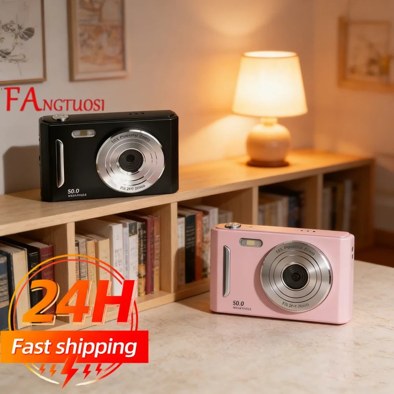4KDigital Camera 2.4 Inch Screen 50MP Vlogging Camera 8X Digital Zoom Retro Port gallery