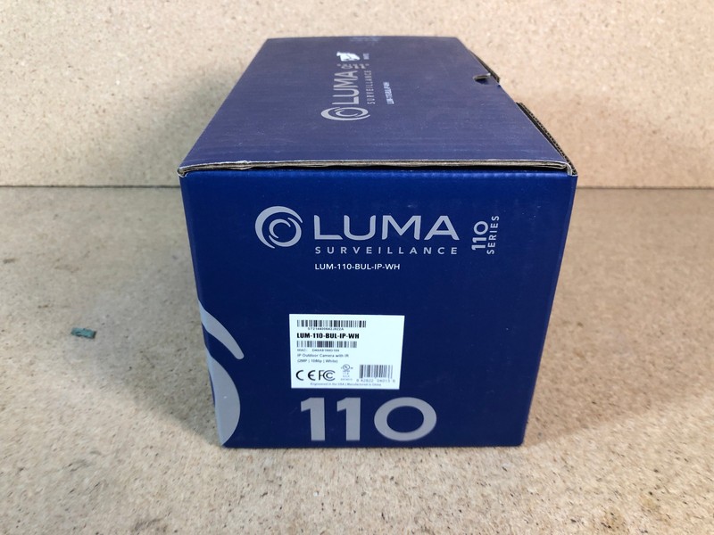 Luma Surveillance LUM-110-BUL-IP-WH White Bullet IP Outdoor Camera