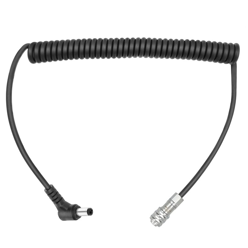 BMPCC 4K 6K Pro to DC Male 5.5 * 2.5mm Coiled Power Cable Suitable for Blackm…
