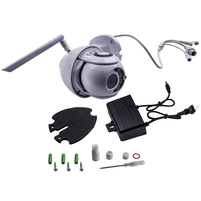 1080P HD PTZ Camera with Two-Way Audio for Home Security IP66 Waterproof gallery