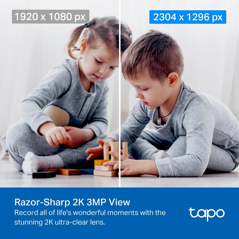 TP-Link Tapo 2K Pan/Tilt Security Camera for Baby Monitor Dog Camera w/Motion... gallery