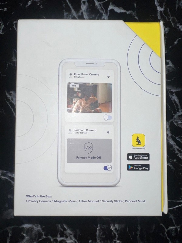 New Sealed Kangaroo A0006 Indoor Privacy Security Camera gallery