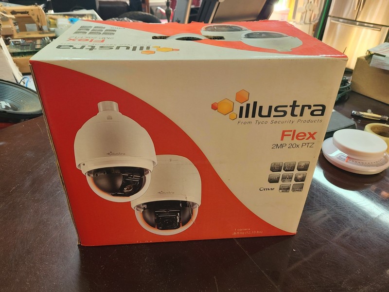 American Dynamics IFS02P5OCWTY Illustra Flex 2MP Outdoor PTZ Cam, 20X Lens “NEW”