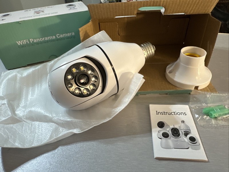 3 New Inbox Wi-Fi Panorama Camera 360° Real Time, Remote Viewing ￼￼￼ gallery