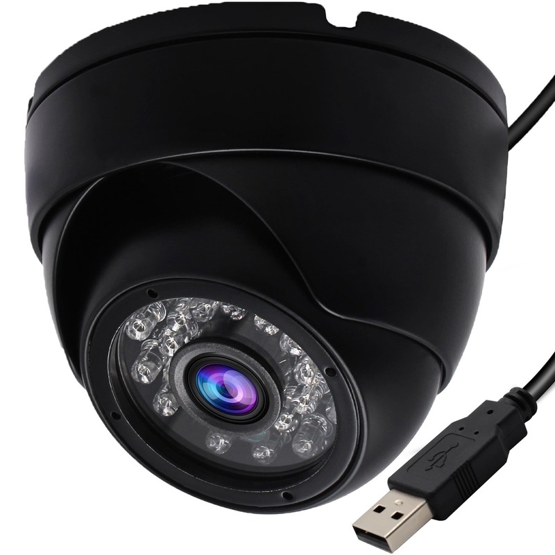 USB 720P IR Day&Night Vision Waterproof Indoor Outdoor Wired ,Vandal Proof Do…