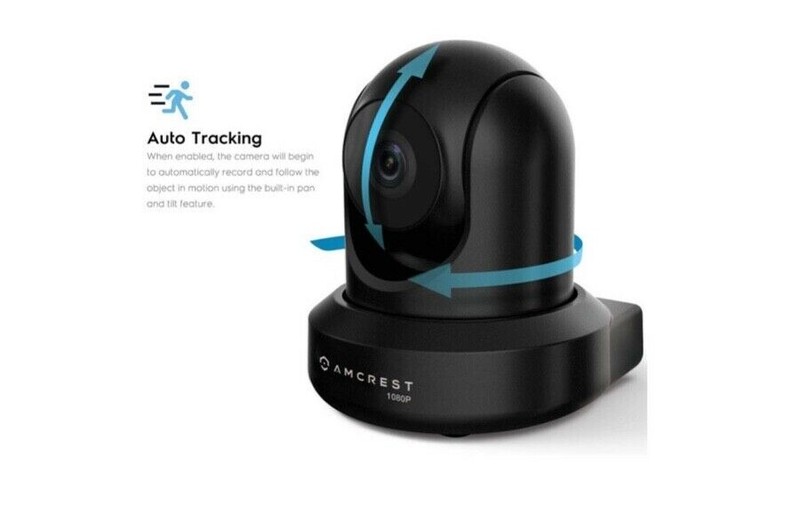 Amcrest IP2M-841B Indoor Pan/Tilt 1080P WiFi IP Security Camera - Black gallery