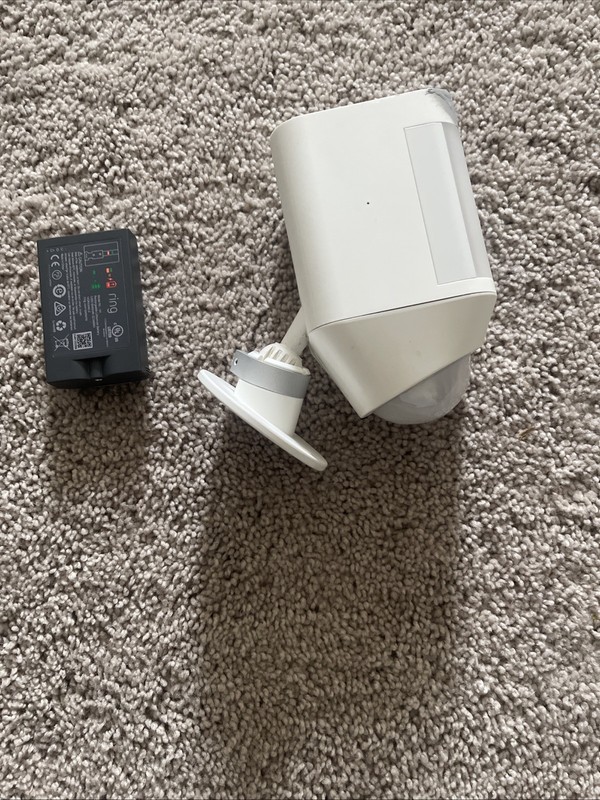 Ring Spotlight Cam Wireless Outdoor Battery Camera White gallery