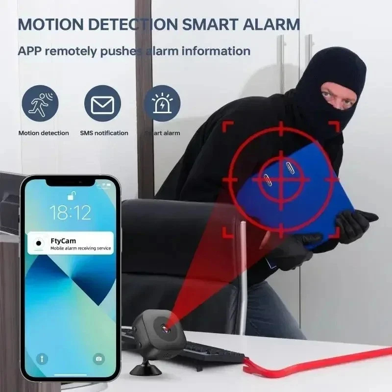 Lenovo Mini Security Camera Pro 4K FullHD WiFi Surveillance With 2 Way Audio Mot gallery