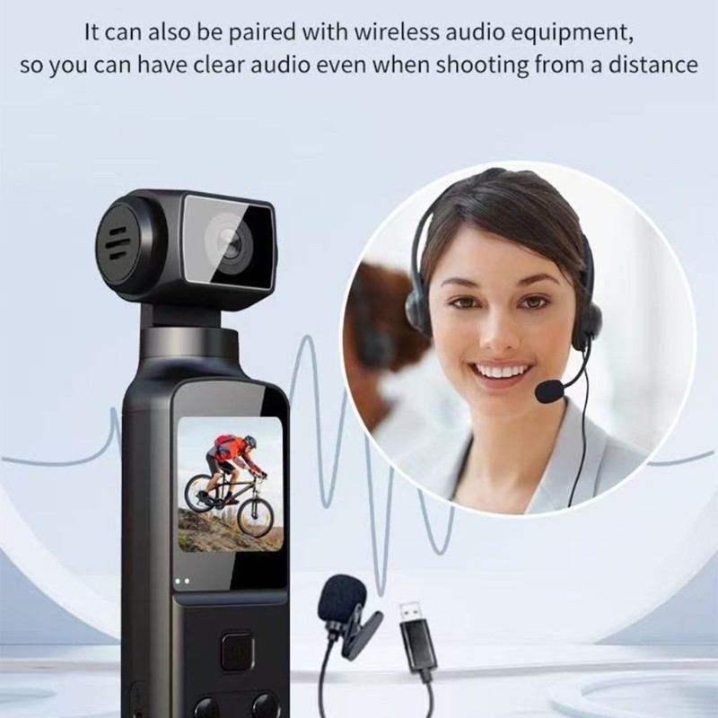 270° Flexible Angle 4K Adventure Recorder Lightweight For Outdoor Videography gallery