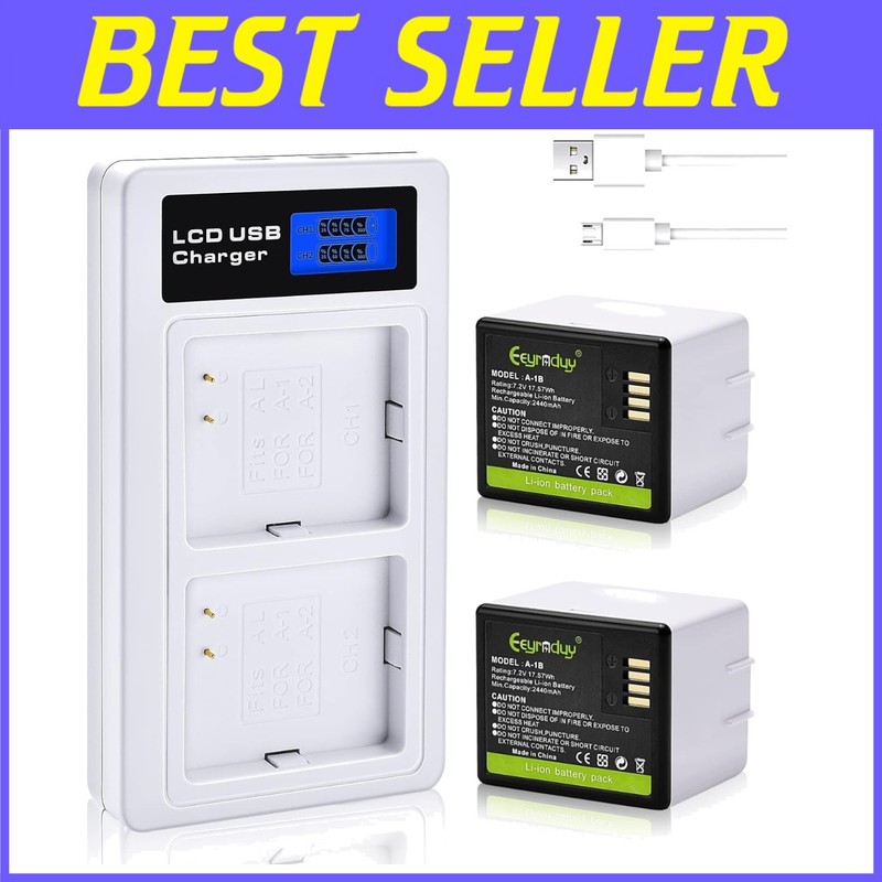 2-Pack Rechargeable Batteries and Charger for Arlo Pro/Pro 2