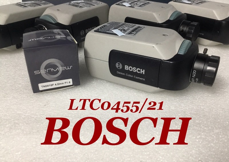 Lot 4 Bosch LTC0455/21 Security Color Cameras W/New 4mm Fixed Lens 540TVL TESTED gallery