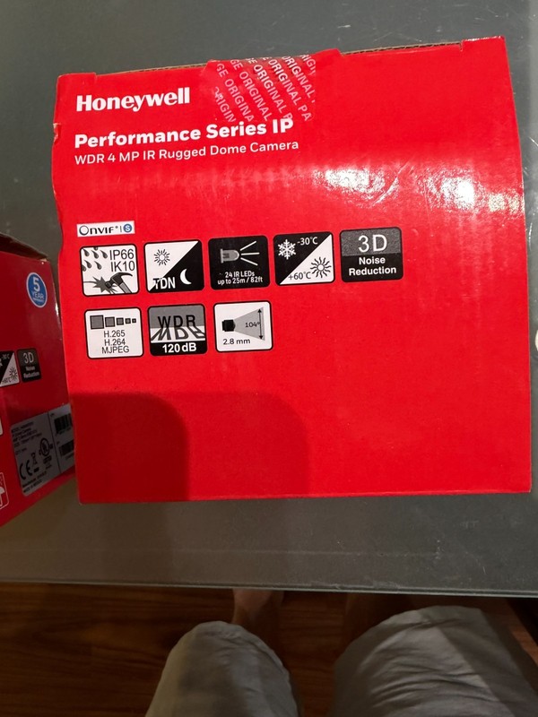Honeywell H4W4PER3 4MP IP Network Camera, IR, WDR, Outdoor Rugged Mini Dome gallery